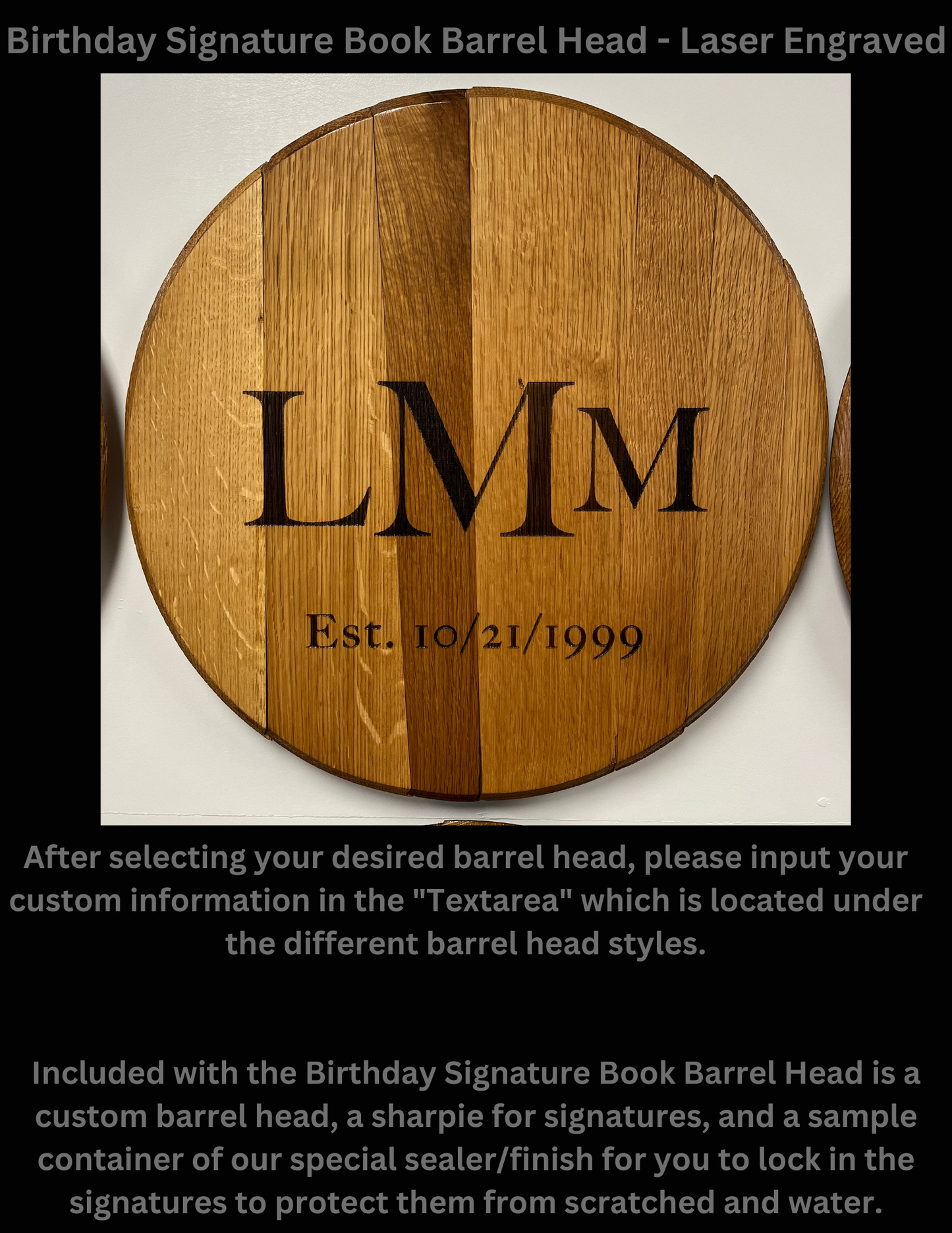 Bourbon Barrel Heads