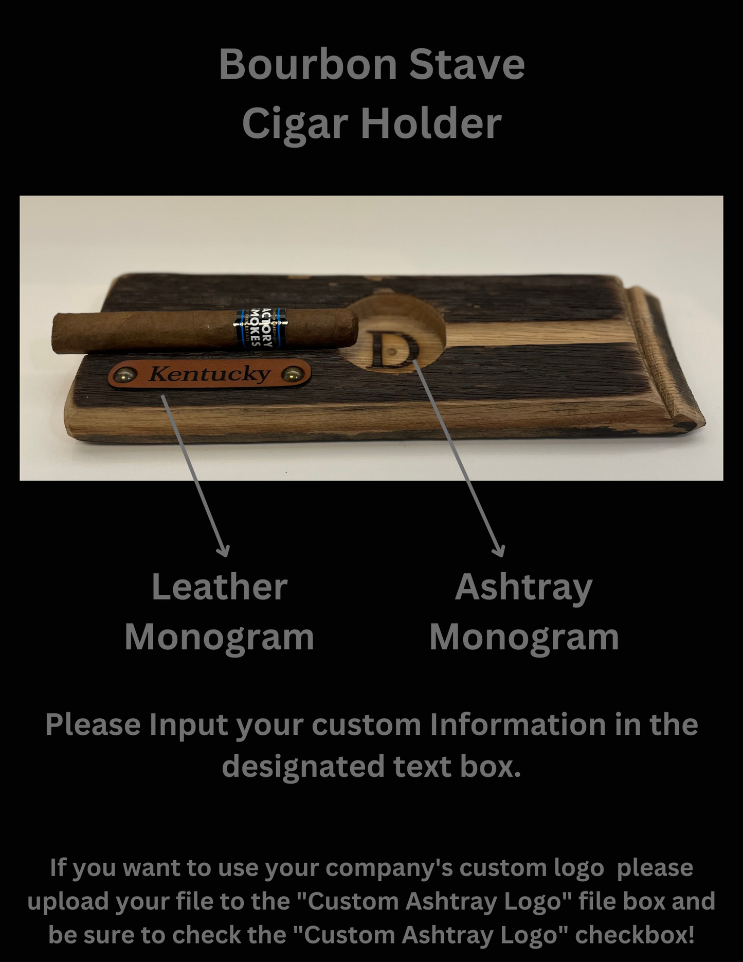 Bourbon Stave Cigar Holder