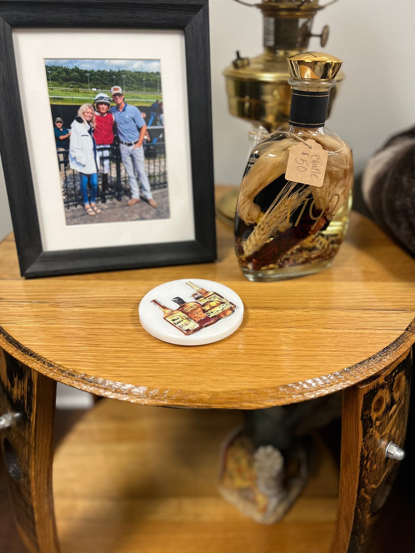 Bourbon Barrel Circle Table
