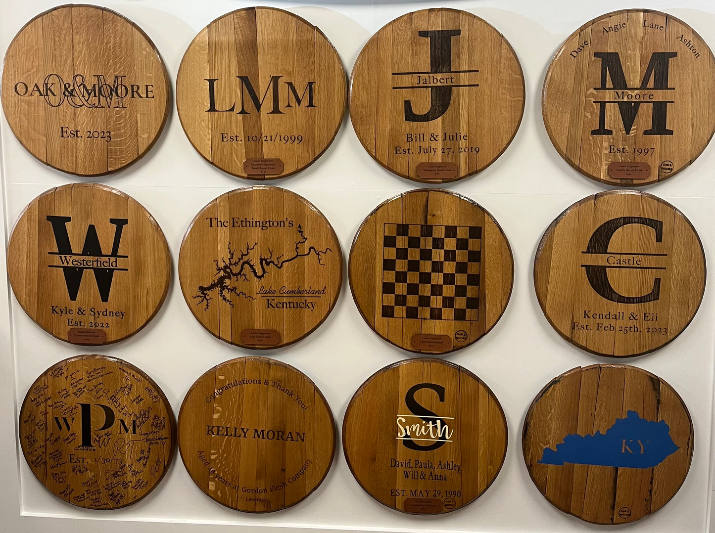 Bourbon Barrel Heads