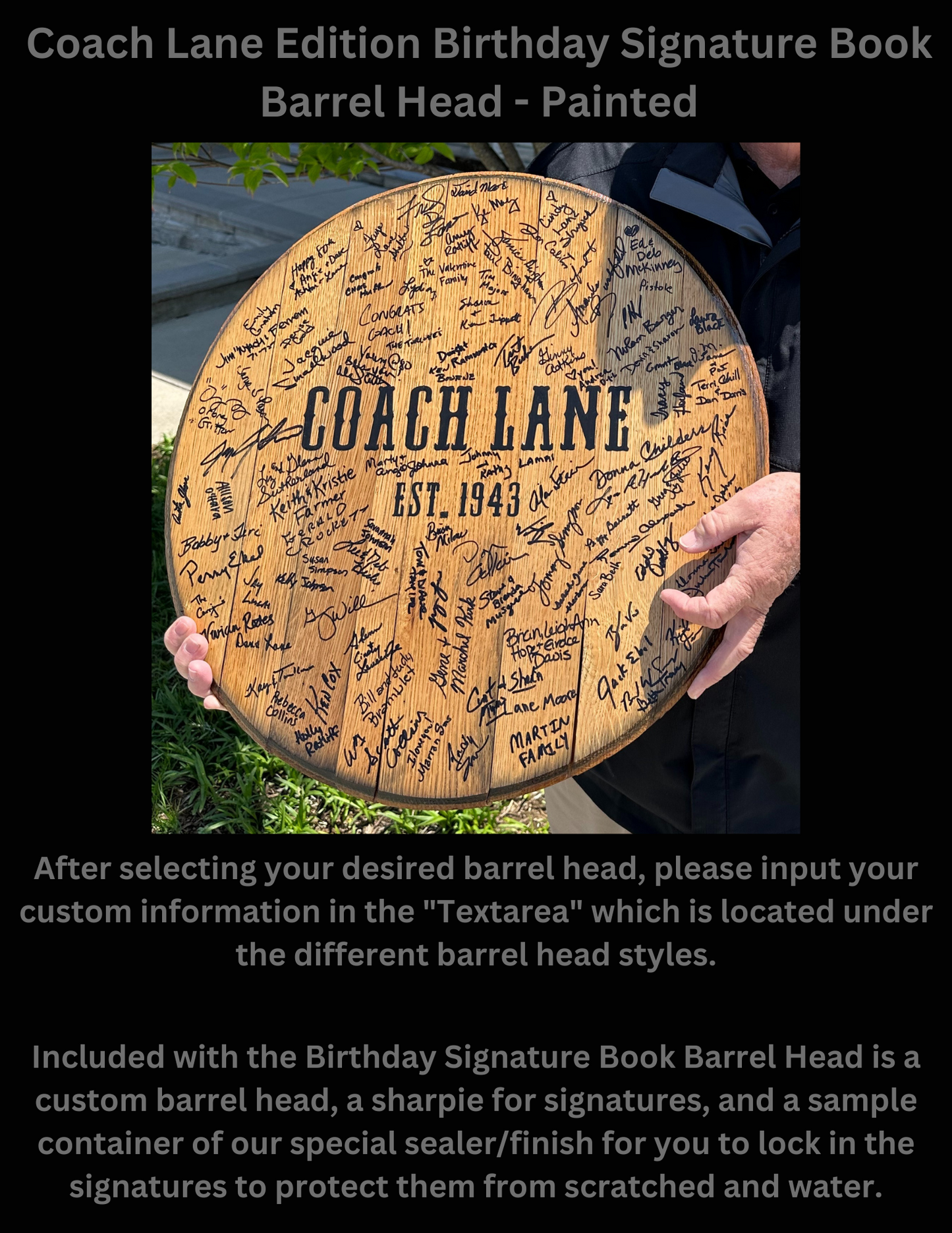 Bourbon Barrel Heads