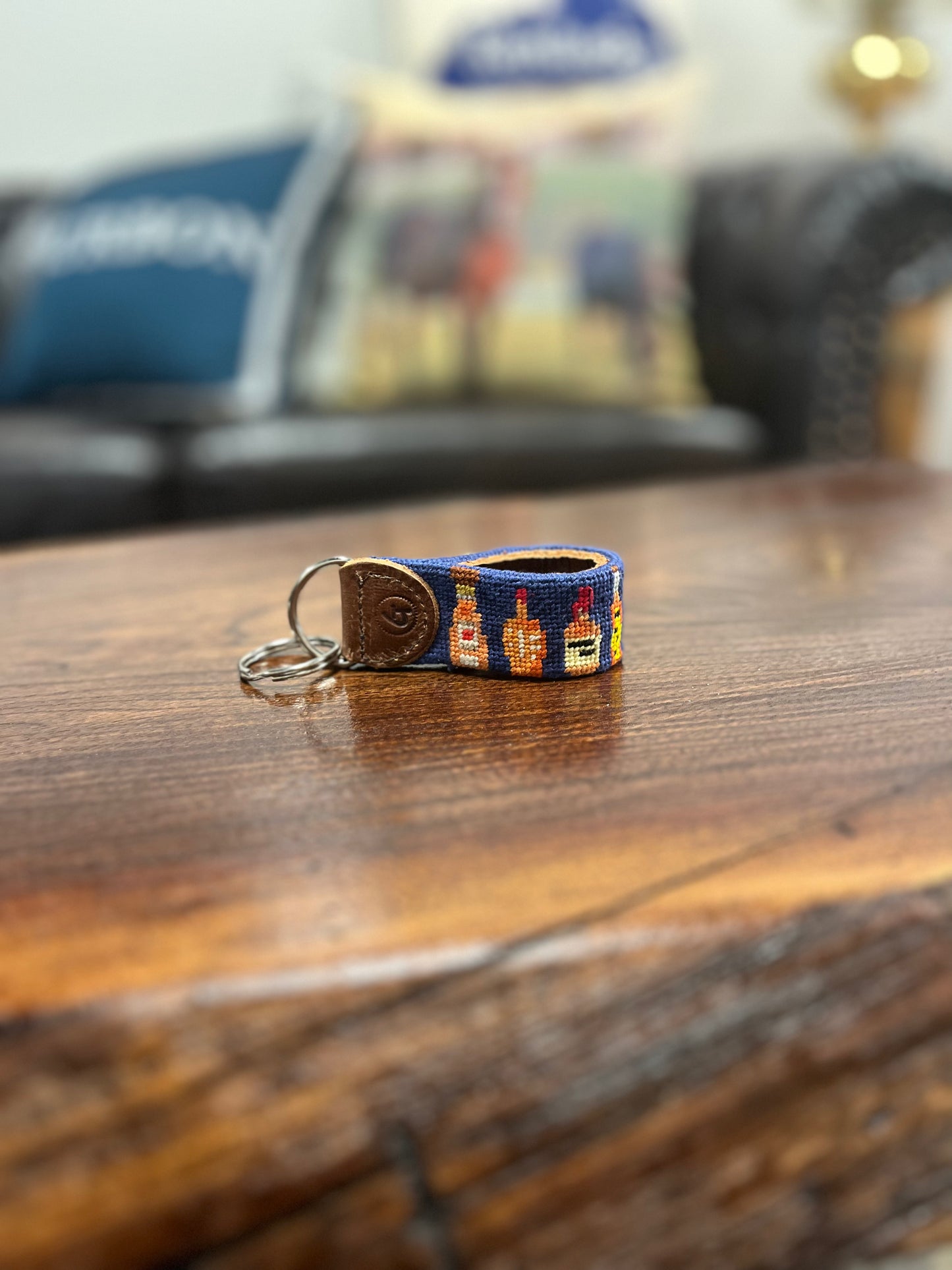 Needle Point Key Chain