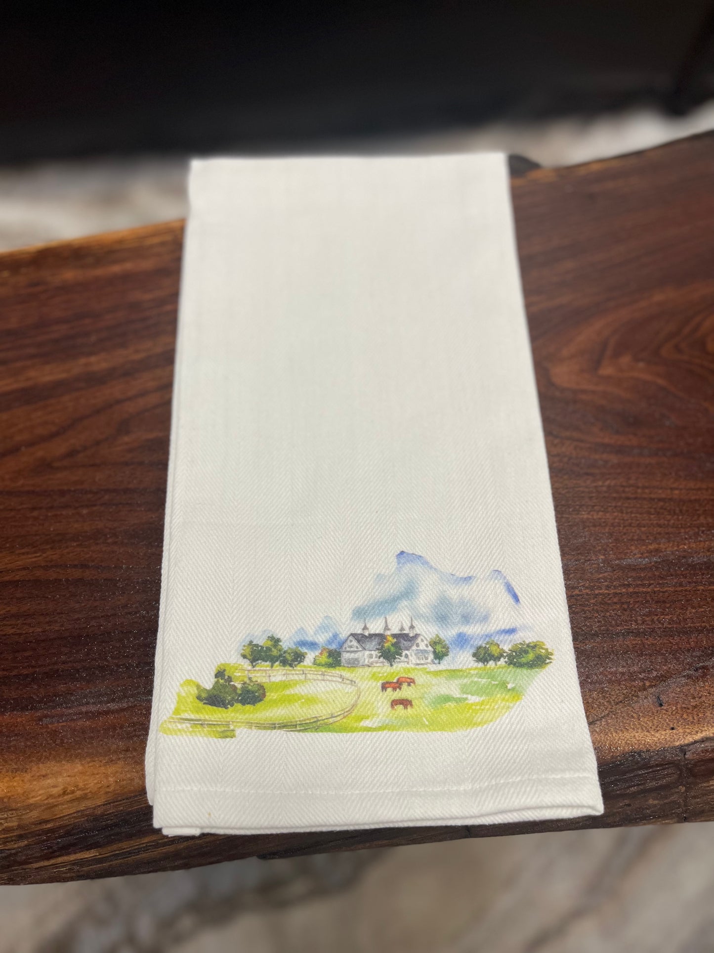 Kentucky Themed Tea Towel